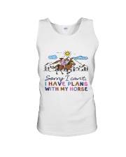 Sorry I Cant I Have Plans With My Horse Unisex Tank tile