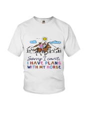 Sorry I Cant I Have Plans With My Horse Youth T-Shirt tile