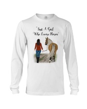 Just A Girl Who Loves Horses Long Sleeve Tee tile