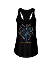 Horse Christmas Tree Ladies Flowy Tank tile