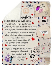 To My Daughter Sherpa Fleece Blanket tile
