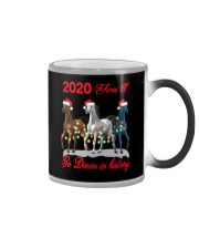Horse Christmas Color Changing Mug tile
