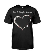 Simple Yoga Woman Premium Fit Mens Tee tile