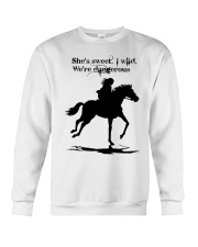 988-hor-danger-tb Crewneck Sweatshirt tile