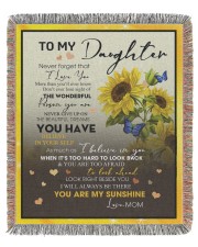 To My Daughter 50x60 - Woven Blanket tile