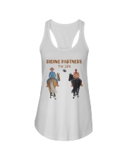 Riding Partners for Valentine's Day Ladies Flowy Tank tile