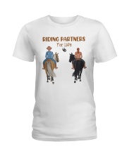 Riding Partners for Valentine's Day Ladies T-Shirt tile