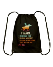 I Want To Ride My Horse Drawstring Bag tile