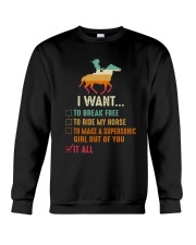 I Want To Ride My Horse Crewneck Sweatshirt tile