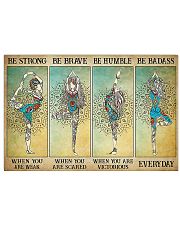 BE STRONG YOGA 17x11 Poster front