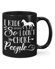 I Ride So I Dont Choke People Mugs tile