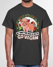 Xmas Vegan Classic T-Shirt garment-tshirt-unisex-front-03