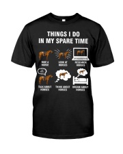 Horse Things I Do Premium Fit Mens Tee tile