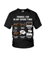 Horse Things I Do Youth T-Shirt tile