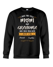 I have two tittles MOM and GRANDMA Crewneck Sweatshirt tile