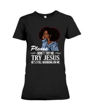 Black Girl Premium Fit Ladies Tee tile