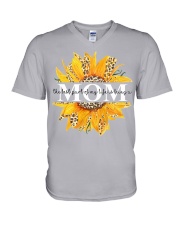 Being A Mom V-Neck T-Shirt tile