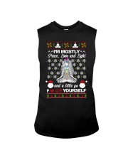 I'm mostly peace love and light Sleeveless Tee tile
