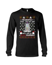 I'm mostly peace love and light Long Sleeve Tee tile