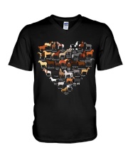 Horse Lovers V-Neck T-Shirt tile
