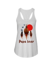 Papa Bear Ladies Flowy Tank tile