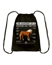 The Anatomy Of A Missouri Fox Trotter Drawstring Bag tile
