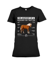 The Anatomy Of A Missouri Fox Trotter Premium Fit Ladies Tee tile