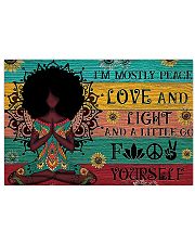 Peace Love and Fight 17x11 Poster front
