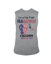 Flamingos And Flip Flops Freedom Kind Of Girl Sleeveless Tee tile