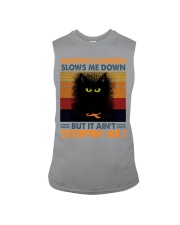 Black Cat Slows Me Down Sleeveless Tee tile