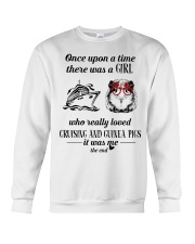 Once Upon A Time A Girl Loved Crui And Guinea Pigs Crewneck Sweatshirt tile