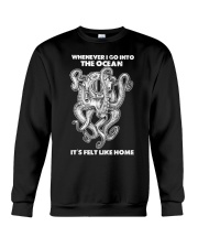 Whenever I Go To The Ocean It's Felt Like Home Crewneck Sweatshirt tile