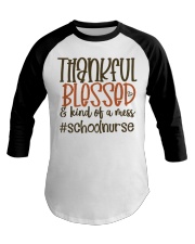 School Nurse Baseball Tee tile