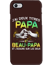 J'AI DEUX TITRES PAPA ET BEAU-PAPA Phone Case tile