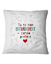 TU ES MON ENTRAINEMENT Square Pillowcase tile