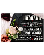 TO MY HUSBAND 36x24 Poster front