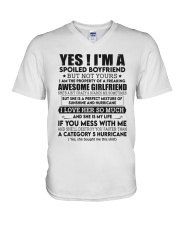 I'M A SPOILED BOYFRIEND V-Neck T-Shirt tile