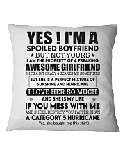 I'M A SPOILED BOYFRIEND Square Pillowcase tile