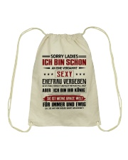SORRY LADIES ICH BIN SCHON Drawstring Bag tile