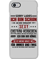 SORRY LADIES ICH BIN SCHON Phone Case tile