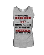 SORRY LADIES ICH BIN SCHON Unisex Tank tile