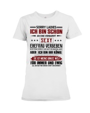 SORRY LADIES ICH BIN SCHON Premium Fit Ladies Tee tile