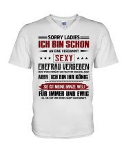 SORRY LADIES ICH BIN SCHON V-Neck T-Shirt tile