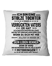 ICH BIN EINE STOLZE TOCHTER Square Pillowcase tile
