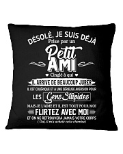 DESOLE JE SUIS DEJA Square Pillowcase tile
