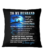 TO MY HUSBAND Square Pillowcase tile