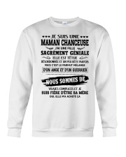JE SUIS UNE MAMAN CHANCEUSE Crewneck Sweatshirt tile