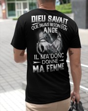 DIEU SAVAIT QUE J'AVAIS BESOIN D'UN ANGE Classic T-Shirt apparel-classic-tshirt-lifestyle-back-115