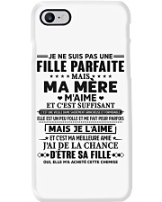 JE NE SUIS PAS UNE FILLE PARFAITE Phone Case tile