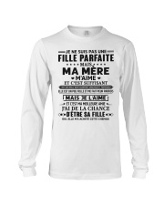 JE NE SUIS PAS UNE FILLE PARFAITE Long Sleeve Tee tile